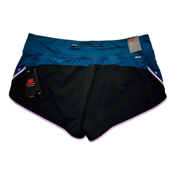 New Balance Women's 3 Inch Impact Running Shorts - NorthSea Blue - Picture 3 of 14